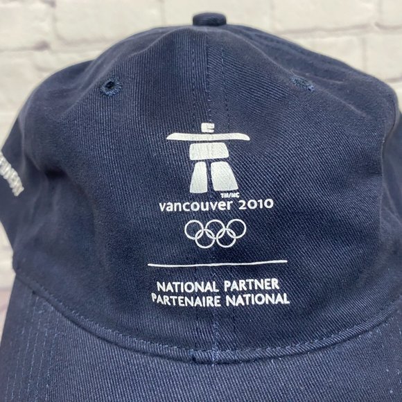 Vancouver 2010 Olympics Hat Cap Strap Back Navy Blue PETRO Canada Logo Item #2 - Picture 6 of 8